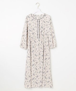 ANY SIS 【洗える】ミモザプリント ワンピース アイボリー系