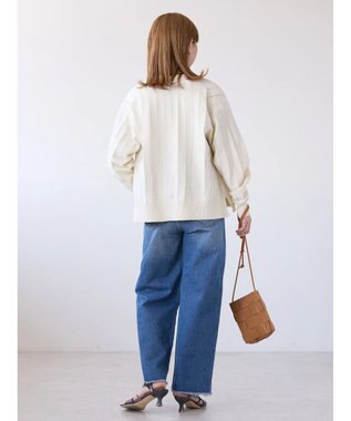 AMERICAN HOLIC 針抜きＶネックニットカーディガン Ivory