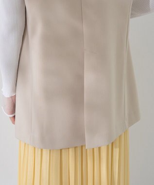 YECCA VECCA ノーカラージレ Light Beige