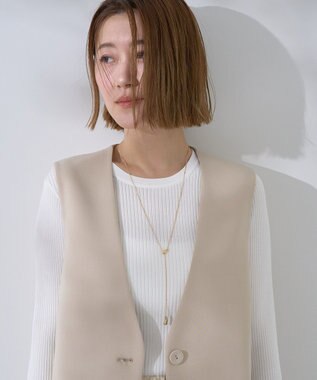 YECCA VECCA ノーカラージレ Light Beige