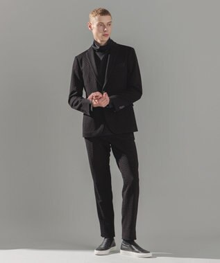 JOSEPH HOMME 【オリジナル素材】ライトタックジャージー　 ジャケット＜裏地付き＞ ブラック系