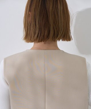 YECCA VECCA ノーカラージレ Light Beige