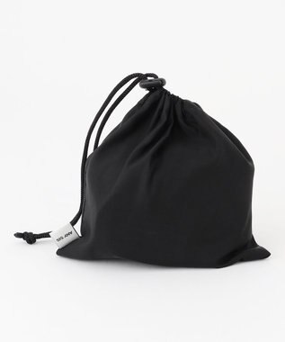 ANY SIS 【巾着付】折りたたみ スリッパ ブラック