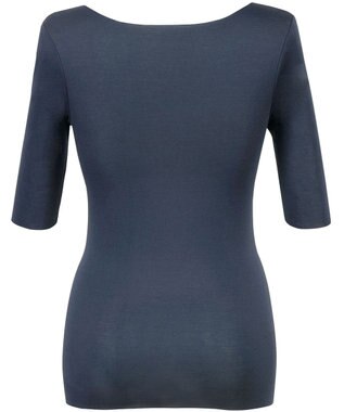 Wing インナー 【綿の贅沢オーガニック　フラットタイプ】 オーガニックコットン混素材 ひびきにくくさらっと薄くて軽い ５分袖 EL1548 ウイング／ワコール コン