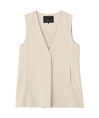 YECCA VECCA ノーカラージレ Light Beige