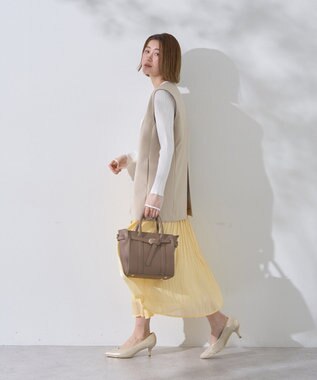 YECCA VECCA ノーカラージレ Light Beige