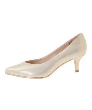 YECCA VECCA メタルラインパンプス Gold