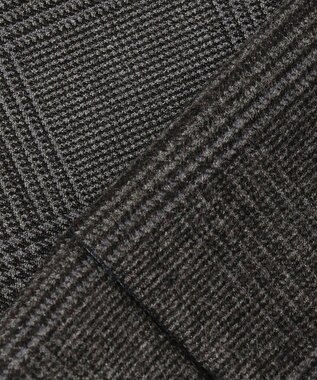 ANY SIS 【蓄熱効果】サーモトロン 2WAYストレッチ ワイドパンツ チャコールチェック