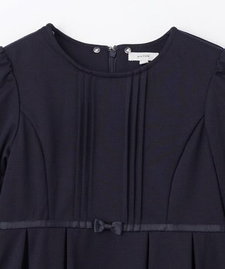 ANY KIDS レース付き きちんと ワンピース ネイビー