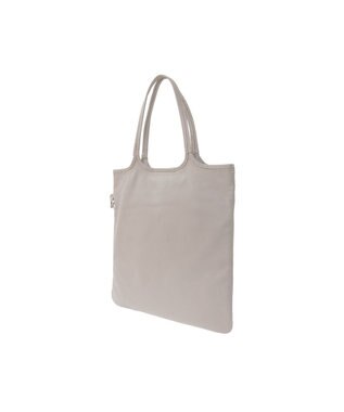 genten フェザートート トートバッグ ライトグレー