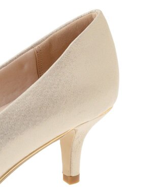 YECCA VECCA メタルラインパンプス Gold