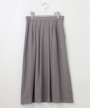 J.PRESS LADIES L 【洗える】ブライトスパンボイル スカート グレージュ系