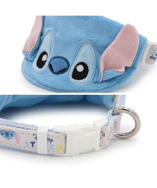 PET PARADISE ディズニー スティッチ スタイ 首輪 Ｓ 小型犬 ライトブルー