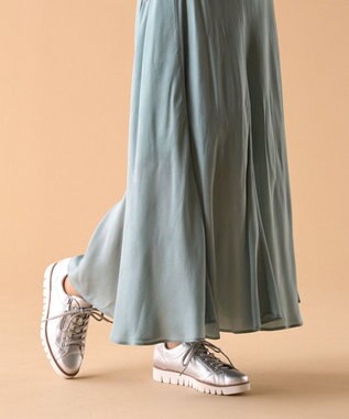 Dominic3 サイドジップレザースニーカー ブラック