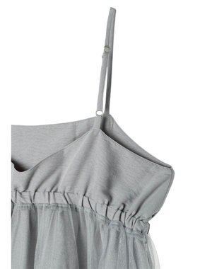 Green Parks ２ＷＡＹラメチュールキャミワンピース Gray