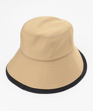 TOCCA 【紫外線90%カット・吸水速乾・抗菌防臭・接触冷感・洗える・サイズ調整可】TRIM RIBBON BUCKET HAT バケットハット ベージュ系