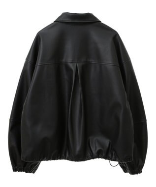 Green Parks フェイクレザージャケット Black