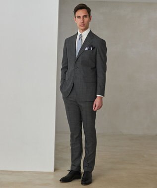 GOTAIRIKU 通年素材【横伸度15％のストレッチ】タスマニア100% SUPER120'sスーパーストレッチ トロピカルスーツ