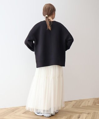 AMERICAN HOLIC クルーネックサイドドットポンチプルオーバー Gray Beige