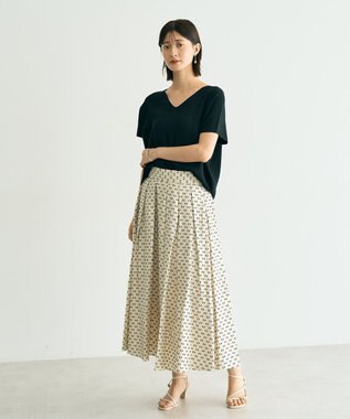 YECCA VECCA Vネックドルマンニット Camel