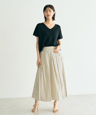 YECCA VECCA Vネックドルマンニット Camel