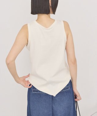 AMERICAN HOLIC 【２点セット】メッシュレイヤードタンクトップ Ivory