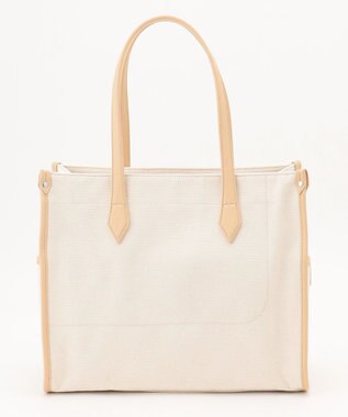 Y'SACCS バインダーキャンバスA4トートバッグ ナチュラル