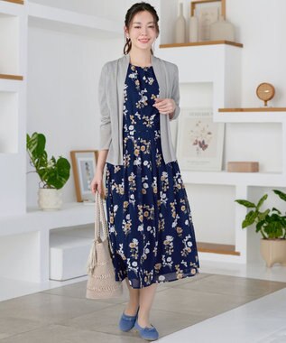 Tiaclasse 【おのののかさん着用】ショートトッパーカーディガン グレー