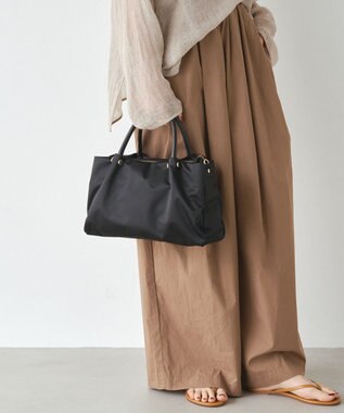 russet ナイロン三層2WAYミニトートバッグ(CE-1580) Black