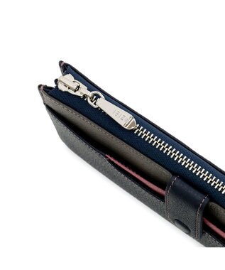 IBIZA パレータ　牛革　L字ファスナー長財布 紺