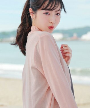 Tiaclasse 【おのののかさん着用】ショートトッパーカーディガン ピンク