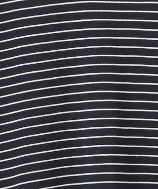 UNFILO MENS 【メンズノンノWEB掲載】スゴ機能美 ニット クルーネック ネイビーボーダー