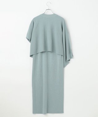 #Newans 【洗える】コットンウールニットセットアップ ライトブルー系