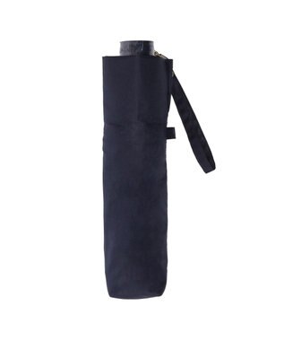 MOONBAT 【WEB限定/軽量】POLO RALPH LAUREN（ポロ ラルフローレン） 折りたたみ傘 ポロベア×チェックパイピング 無地 FLAG BEAR ネイビーブルー