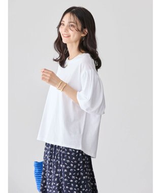 AMERICAN HOLIC ボリュームスリーブカットプルオーバー Off White