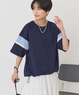 AMERICAN HOLIC 異素材ラインプルオーバー