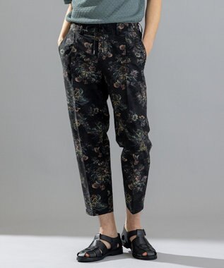 JOSEPH HOMME 【LEON 掲載】クールドッツストレッチトロピカル柄　/ TEDDY CONVERTIBLE ブラック系5