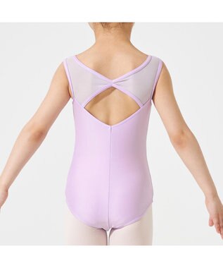 Chacott ノースリーブレオタード ライラック