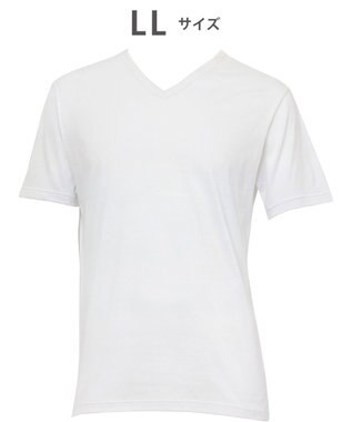 WACOAL MEN WACOAL MEN インナー 3分袖 オーガニックコットン100％ 通気性 吸汗速乾 抗菌防臭 Vネック 肌着 メンズ WL5124 /ワコールメン ホワイト