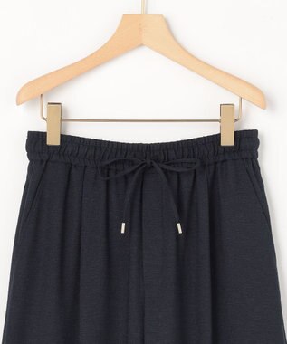 組曲 L 【先行予約】ライトリネンライクイージーワイド パンツ ネイビー系