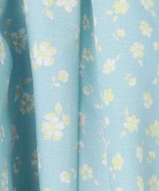 組曲 KIDS 【150-160㎝】フラワーパッチワークスカート サックスブルー系5