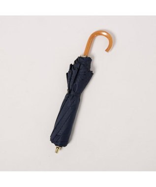 UNBILLION カシュネ cachenez / PUフラワーボーラー刺繍トップレス2段折りたたみ傘 ネイビー