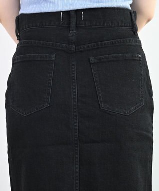 woadblue ＜坪田あさみさんコラボ＞LINE ラインスカート ブラック BLACK