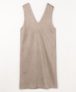 ANY L 【洗濯機可能/ストレッチ】スエードライクジャンスカ モカ