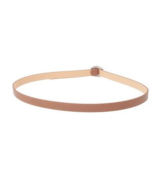 earth music&ecology ニュアンスバックルピンレスベルト Brown