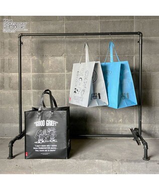 ROOTOTE 8461【スヌーピー】IP.ガービッジ.ピーナッツ-0W 02：ブラック