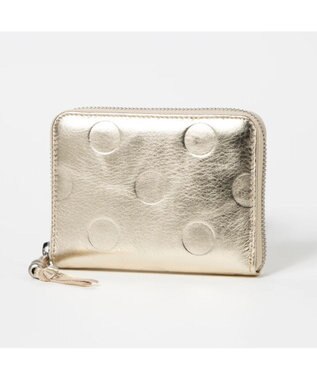 UNBILLION ペルケ perche / ドット型押しラウンドパームフィット財布