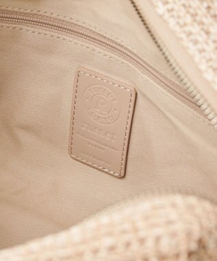 russet ナイロンラフィアミニボストンバッグ(CE-1715) Ivory