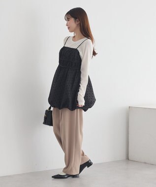 earth music&ecology ドットバルーンキャミチュニック Dot