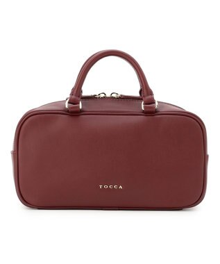 TOCCA CLAVIER LEATHER BOSTON BAG ボストンバッグ【古畑星夏さん着用】 ボルドー系